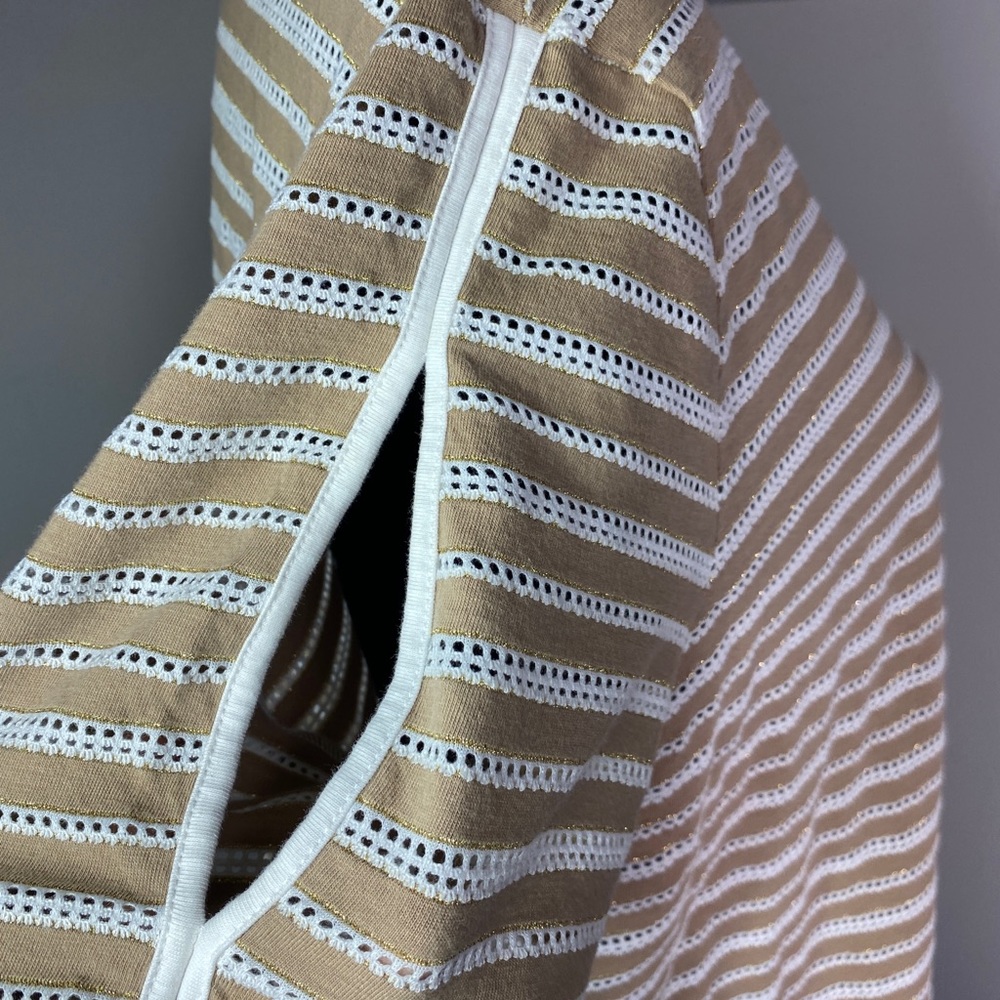 BASLER Striped Drop Shoulder Top - Picture 4 of 5